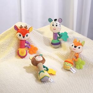Sozzy Baby Rattle Toy / Stroller And Cot Hanging Toy / Baby Cotton Rattle / Baby Rattle / Baby Toy