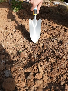 Steel Hardened Planting Garden Tools Household Agriculture Planting Tools Hand-hold Gardening Shovel Weeding Rake Digging Hoe Vegetable Fruit Planting Loosening Farming Tools