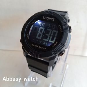 JAM TANGAN SPORT DIGITAL PRIA STRAP RUBBER BULAN TANGGAL HARI AKTIF (COD)✓