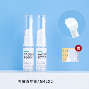 Liquid Foundation Sample Vacuum Flask Toner and Lotion Set Travel Small Travel Bottle Push-down Skin Care Products Travel Essence Eye Cream