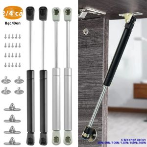 2/4 Khí Thanh Chống 30N-200N Đồ Nội Thất Nâng Hỗ Trợ Khí Thủy Lực Lò Xo Đóng Êm Bằng Khí Nén Bản Lề Cho Tủ Tủ Hộp Đồ Chơi