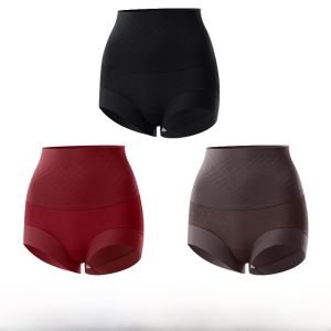 MiiOW | กางเกงชั้นในสตรีเอวสูงไร้ตะเข็บแบบบางสำหรับกระโปรงสั้น ป้องกันการสัมผัส กางเกงชั้นในเสริมหน้าอกแบบบาง ทรงสลิมฟิต ฤดูใบไม้ร่วง 2025