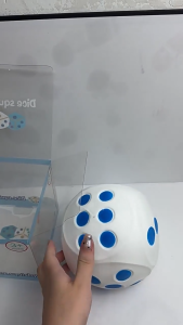 UNRAION Squishy Toy Large Dice Slow Rebound Stress Relieving Toy