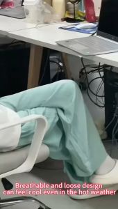 🍋 READY STOCK🍋San Png -Korean Style Loose Trousers Casual Wide Leg Pants High Waist Straight Trousers