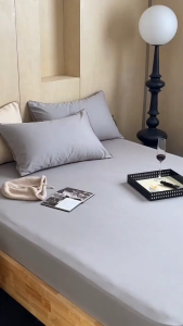 DREAMLUX 1800TC Ice Silk Cooling Bedsheet Set 6IN1 No Comforter Silky Soft Cadar Sejuk SK/K/Q/SS