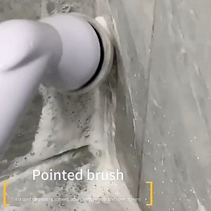 Máy Chà Tẩy Rửa Vệ Sinh Thông Minh Dùng Cho Nhà Tắm Nhà Bếp Bộ Chổi Điện Cọ Rửa Đa Năng 8 trong 1