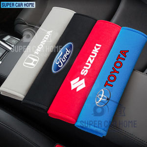 SCH For Toyota GR Car Seat Belt Cover Universal Cotton Fiber Safety Belt For Cars Auto Shoulder Protector Strap For Toyota Avanza Vios Wigo Innova Fortuner Rush Hilux Corolla Cross Hiace RAV4 Yaris Camry Altis