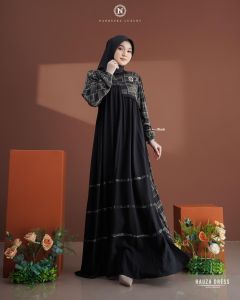 HAUZA DRESS by Nadheera Luxury gamis dress muslim rayon premium busui wudhu friendly