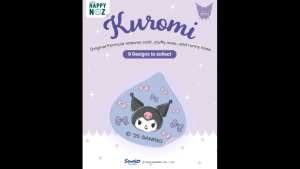 Sanrio Kuromi Collection - Original - Happy Noz Nasal Relief Sticker Patch For Baby And Kids 3 Boxes