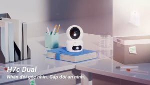Camera EZVIZ H7C Dual 2 mắt (4Mp + 4Mp) mắt cố định góc rộng 4mp và ống kính xoay 360 độ ban đêm có màu âm thanh phát hiện người | EZVIZ VIỆT NAM