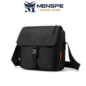 MENSPE กระเป๋าสะพายข้างแบบพกพากันน้ำ Tas Rekreasi ใหญ่กระเป๋าเอกสารผู้ชายแฟชั่นสายกระเป๋าป้องกันรอยขีดข่วนแฟชั่นกระเป๋ากระเป๋าสะพายบ่า