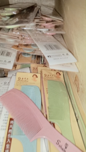 SISIR RAMBUT WANITA  ANTI STATIC PREMIUM KARAKTER  GAGANG MOTIF PLASTIK SISIR BAHAN JERAMI