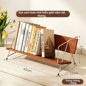 FANHAN | Giá Sách Hình Ghế Thiết Kế Sáng Tạo Phong Cổ Điển Gỗ