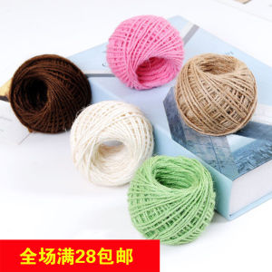 Handmade Material Twine For Home Color Binding Rope Photo Wall Retro Style DIY Decorative Rope Woven Hemp String