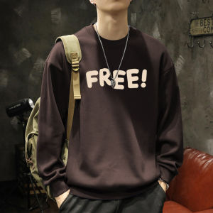 JIANMUJI | Trendy Loose Big Size Hoodless Round Neck Sweatshirt 440g