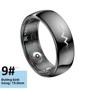 Nhẫn Thông Minh Theo Dõi Sức Khỏe Với Chức Năng Đo Điện Tâm Đồ (ECG) Nhịp Tim Oxy Máu Giấc Ngủ Chống Nước Thiết Bị Theo Dõi Thể Dục Dành Cho Nam Nữ Quà Tặng Cho Các Hoạt Động Nhóm