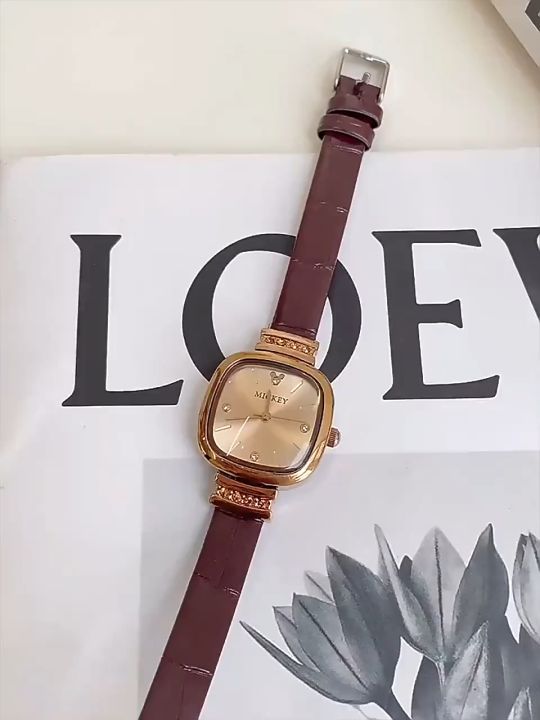 100 Authentic Disney Watch Ladies Watch Original Branded Waterproof Fashion Women Quartz Watches Clear Luminous Scratch Resistant Cute Wristwatch for Girls MK 11523 Birthday Gift Christmas Gifts Lazad...