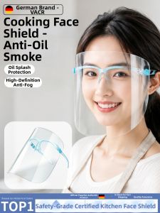 Anti-Oil Splash Anti-Fog Transparent Face Mask