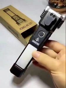 [COD] Senter LED 3W TORCH - Terang dengan Palu Pengaman dan Magnet Kuat / Side Light Torch Light Lentera Portabel lampu senter