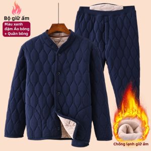 WEISHIJUE | Bộ Đồ Đông Dày Ấm Cho Nam và Người Già