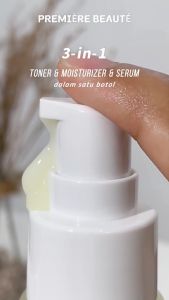 READY STOCK [ ORIGINAL + BPOM ] 𝗣𝗥𝗘𝗠𝗜𝗘𝗥𝗘 𝗕𝗘𝗔𝗨𝗧𝗘 3 IN 1 LUMINOUS WHITE NIACINAMIDE REFRESHING SOLIDITY ESSENCE WATER 120ML ESSENCE Toner Moisturazer Effectively Whitening Toner Pelembab Brightening Collagen Mencerahkan