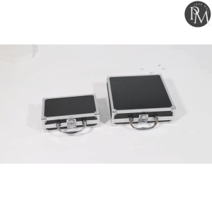 PM1988⚡พร้อมส่ง💯 กล่องเครื่องมืออลูมิเนียม กล่องเครื่องมืออลูมิเนียมแบบพกพา พร้อมฟองน้ําซับ กล่องใส่เครื่องมือ กระเป๋าเครื่องมือ