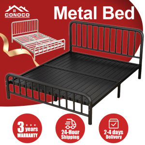 CONOCO Iron Bed Queen Duty Modern Minimalist Double Bed Furniture Bedroom