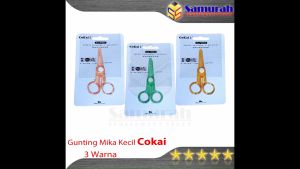 Gunting Kecil Mika / Potong Kertas Origami KJ 9003 Bahan Plastik / Aman Khusus Untuk Anak TK / SD