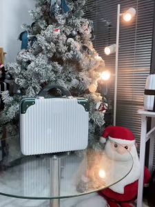 กระเป๋าเดินทางขนาดเล็ก🎈14 นิ้ว กันน้ำ ความจุขนาดใหญ่🎉ABS＋PC กระเป๋าใส่เครื่องสำอางค์✨กระเป๋าถือ สะดวกในการพกา