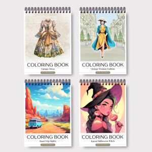 Coloring Book for Adult - Calming Activity Stress Relief Creativity Art Book Stress Relief Mindfulness - Second Batch