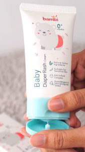Krim Ruam Popok Bambi Baby | Krim Ruam Popok untuk Bayi Kulit Normal & Sensitif | 50ml