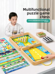 STARRY ARK | Multi-Function Chess Board with Flying Chess and Gomoku for Children and Elementary School Students