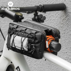ROCKBROS Bike Bag Top Tube Bag Floating Installation Method Cycling Saddlebags Bicycle Pannier Bag Large Capacity Equipment