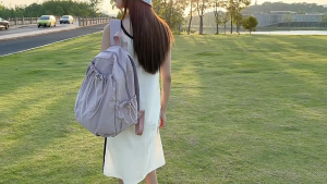 Womens lightweight backpack with simple design and stylish style