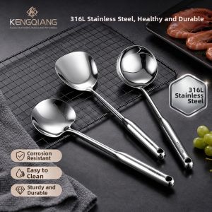 RONGCHUAN | Stainless Steel 316L Cooking Spatula Spoon Ladle Set