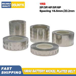 1KG Nickel Strip 2P 3P 4P 5P 6P 0.15*18.5mm Nickel Plated Steel Strip For 18650 Lithium Battery Pack Welding Tape Nickel Belt
