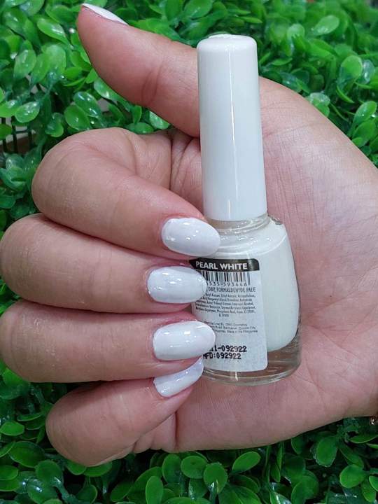 Pearl white new color collection omg nail polish 10ml | Lazada PH