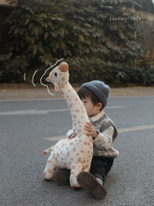 Búp Bê Ngủ Ru Ngủ Hươu Cao Cổ Đồ Chơi Em Bé Gối Ôm Em Bé Búp Bê Ngủ Ôm Búp Bê Bằng Bông Kẹp Chân Nữ Sinh