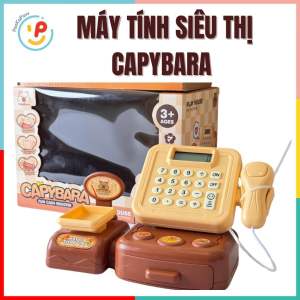 Đồ Chơi Siêu Thị Máy Tính Hình Capybara Có Âm Thanh 1111-170 Peekapaw Toys