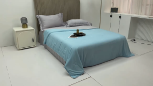 Cooling Blanket for Bed Silky Air Condition Comforter Lightweight Cooled Summer Quilt