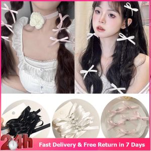 6Pcs/1 Set Sweet Girl Cute Mini Small Bowknot Hairpin Hair Clips Headwear Accessory for Girls Women