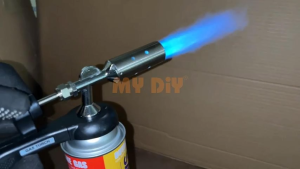 MYDIYHOMEDEPOT - GAS TORCH FLAME GUN WELDING GAS TORCH MULTIPURPOSE BBQ CAMPING GAS TORCH BUTANE IGNITER WITH HANDLE