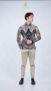 Kemeja Batik Arkanza Motif Dewanagari Full Furing Aro