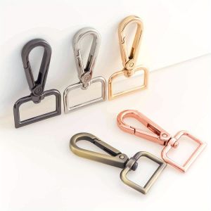 Bộ 5 Kim Loại Xoay Chụp Móc Bộ Tôm Hùm Dây Khóa Cho Dây Đeo Đẩy Cổng Đồ Trang Trí Móc Khóa Trang Sức Ví Túi Làm Phụ Kiện