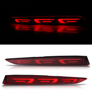 Đèn LED Phanh Xe Ô Tô Cho Xe Hyundai Solaris Accent 2017-2019 Phía Sau Ốp Lưng Phản Quang Ánh Sáng Nhan Cảnh Báo Chống Nước Đỏ Đèn Lái Xe