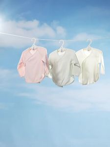 SHI YUE JIE JING | Thin Baby Clothes Half-Back Onesie