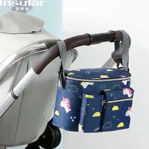 Insular Baby Stroller Organizer Bag Multifunctional Diaper Travel Bag Maternity Storage Bag