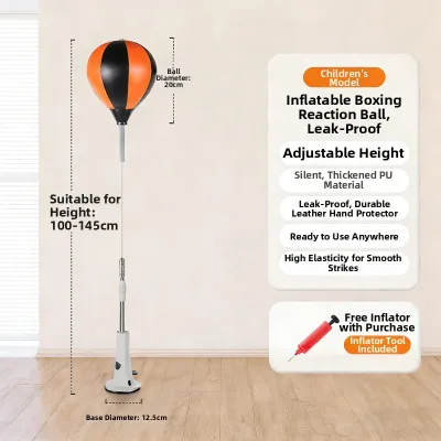 hongdeng | Speed Training Punching Ball Stress Relief Practice Target Equipment For Kids Upright Design