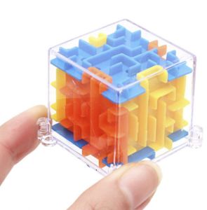 Early Education Puzzle Maze Toy Maze Ball Children 3D Beading Maze Spin Puzzle Cube