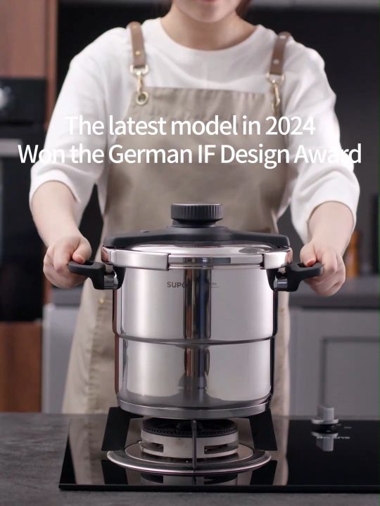 Supor pressure cooker heavy duty with steam rack Explosion